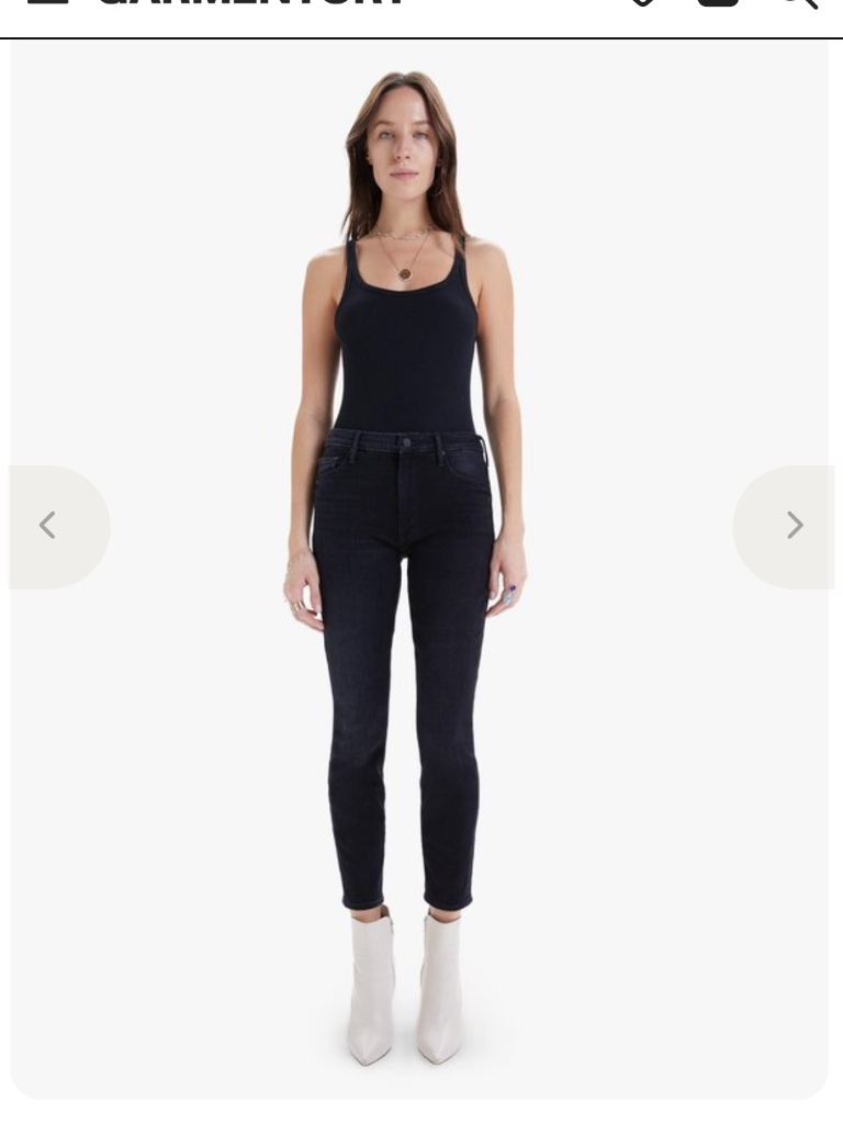 Mother High Waisted The Looker Ankle Jean